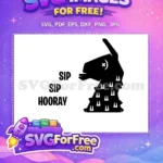 Free Black Llama Pinata Free Sip Hooray Fortnite Free SVG - Instant Download