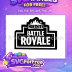 Free Fortnite Character Free Black Silhouette Video Game Free SVG - Instant Download