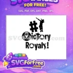 Free Fortnite Character Free Number One Fortnite Free SVG - Instant Download