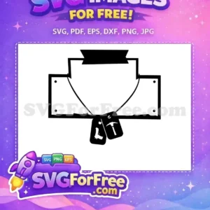 Free Black Border Free Dogtags Fortnite Free SVG