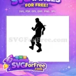 Free Black Silhouette Free Dancing Fortnite Pose Free SVG 2 - Instant Download