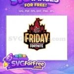 Free Friday Logo Free Fortnite Emblem Red Castle Free SVG - Instant Download