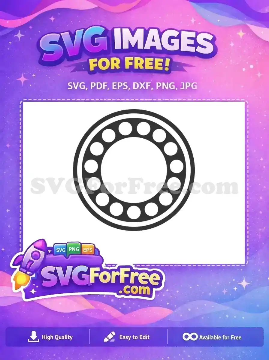 Free Circle Frame Free Dots Frames Design Free SVG