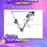 Free Triangle Frame Free Floral Decoration Frames Free SVG - Instant Download