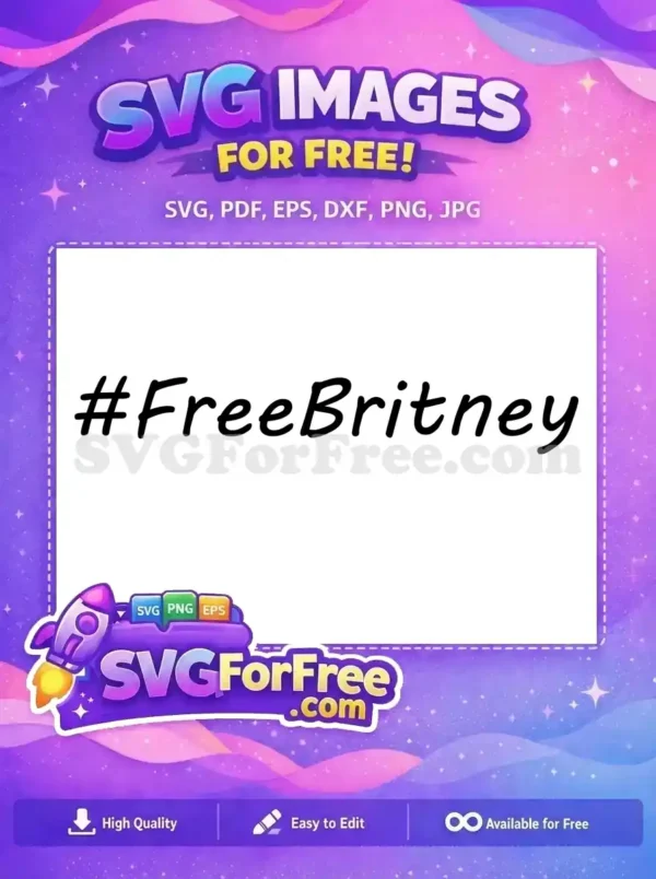Free Hashtag Bold Font Free Britney Design Free SVG