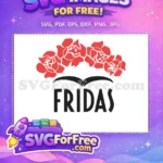 Free Red Roses Free Black Eyebrows Fridas Free SVG - Instant Download