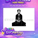 Free Detailed Monobrow Free Floral Crown Frida Kahlo Free SVG - Instant Download