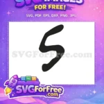 Free Letter S Free Minimalist Friends TV Show Free SVG - Instant Download