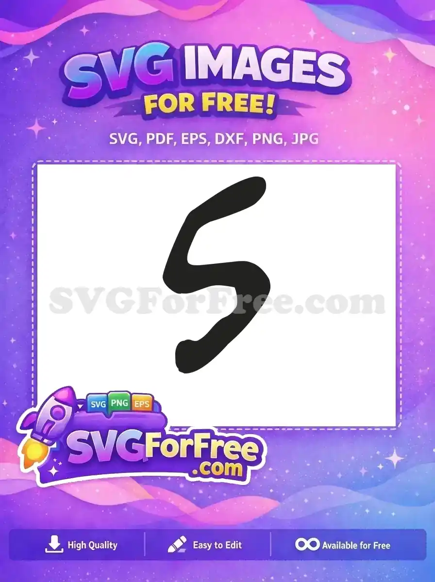 Free Letter S Free Minimalist Friends TV Show Free SVG