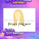 Free Regina Phalange Blonde Hair Free Friends TV Show Free SVG - Instant Download