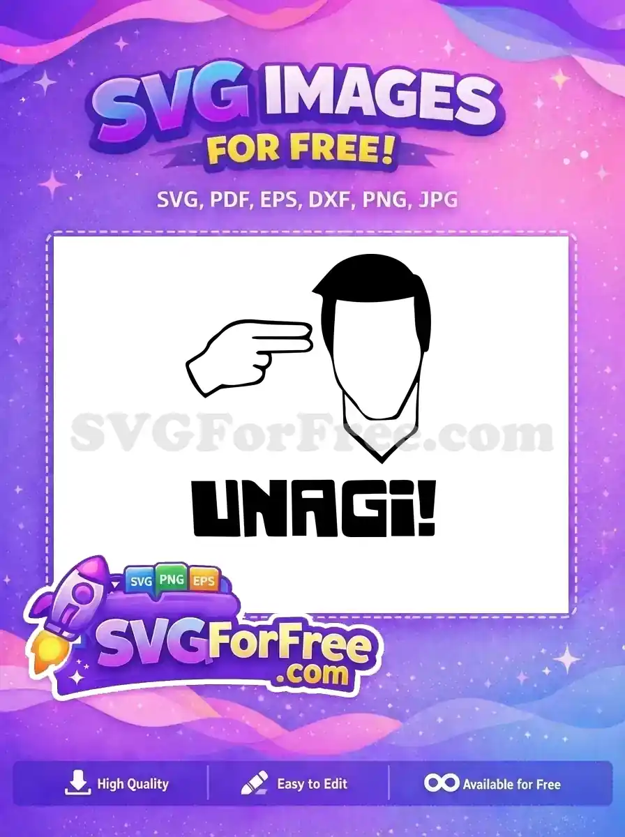 Free Unagi Pose Free Finger Gun Friends Free SVG