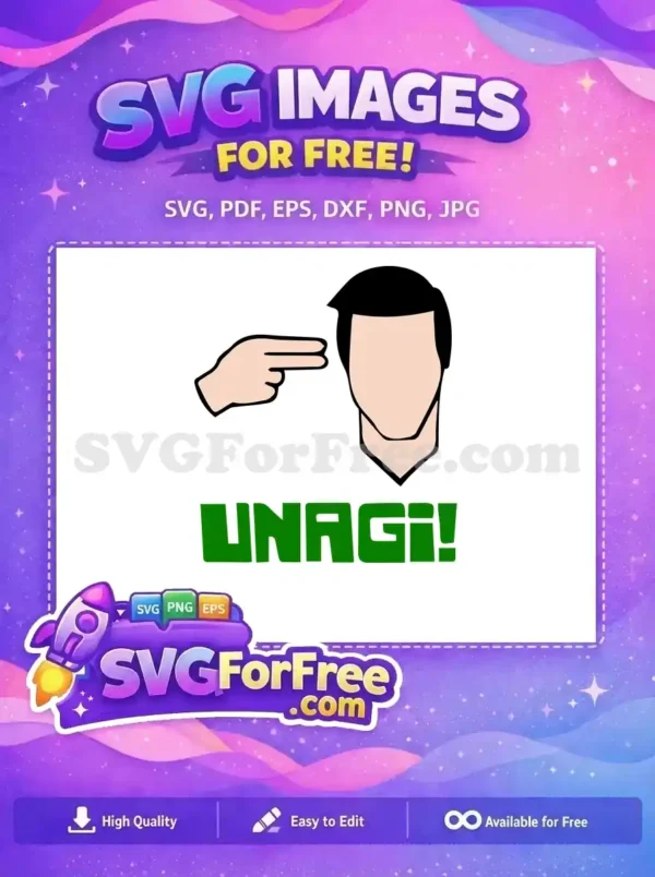 Free Unagi Pose Free Finger Gun Friends TV Show Free SVG