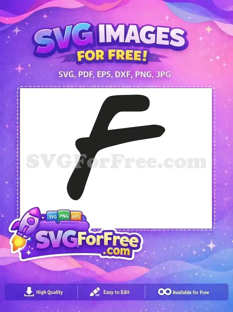 Free Friends Font Free Letter F Friends TV Show Free SVG