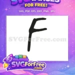 Free Friends Show Font Free Letter F Friends Free SVG - Instant Download