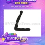 Free Silhouette Arm Free Gesture Friends TV Show Free SVG - Instant Download