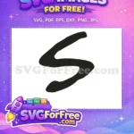 Free Letter S Free Friends TV Show Free SVG - Instant Download