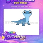 Free Bruni Salamander Free Big Eyes Frozen Free SVG 1 - Instant Download