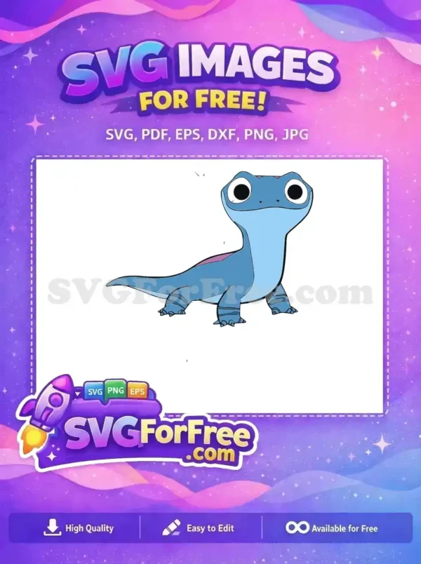 Free Bruni Salamander Free Big Eyes Frozen Free SVG 1