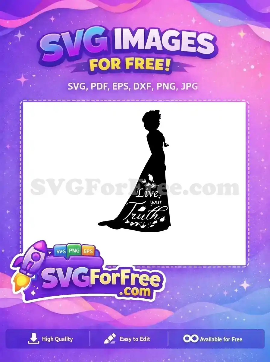 Free Elsa Confident Expression Free Blue Dress Frozen Free SVG 1