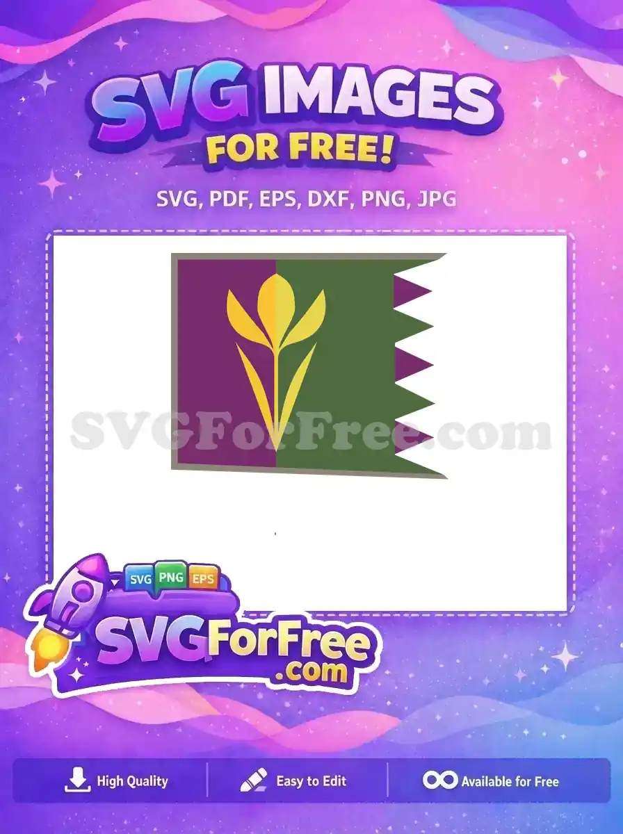 Free Arendelle Banner Free Yellow Crocus Frozen Free SVG