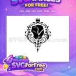 Free Queen Elsa Portrait Free Snowflake Detail Frozen Free SVG - Instant Download