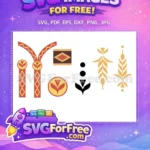 Free Nordic Pattern Free Anna Inspired Frozen Free SVG - Instant Download