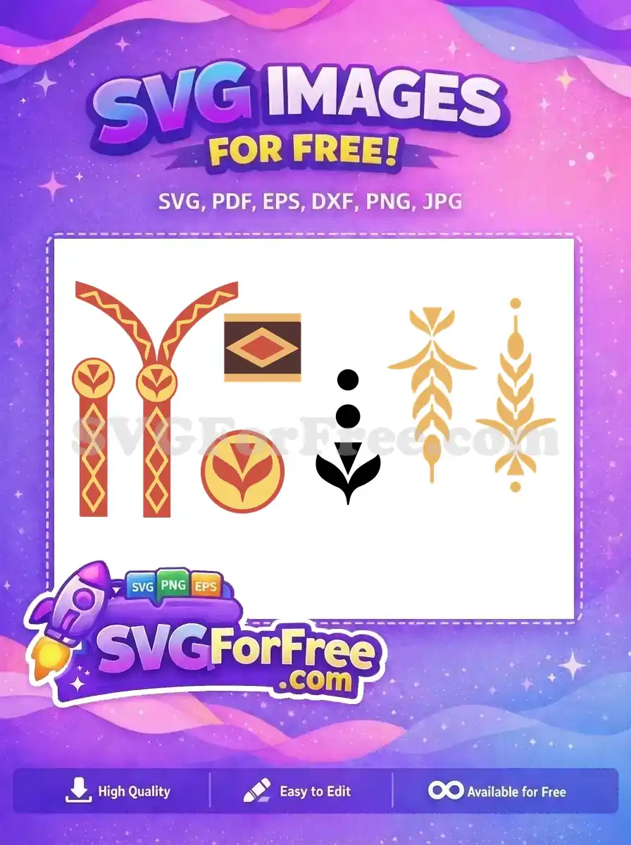 Free Nordic Pattern Free Anna Inspired Frozen Free SVG
