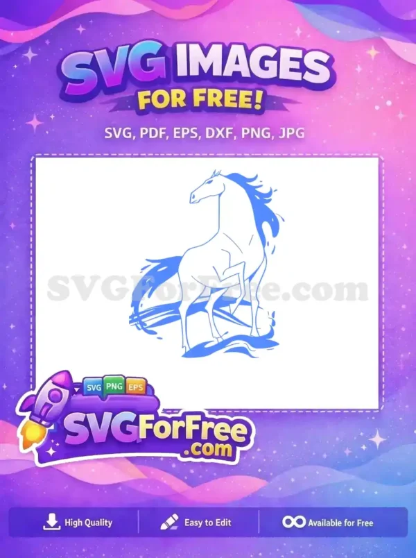 Free Elsa Horse Nokk Free Frozen Disney Adventure Free SVG