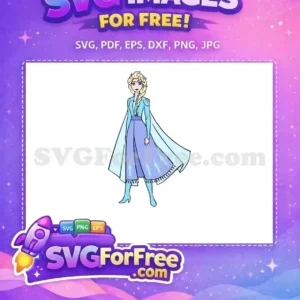 Free Blonde Braid Free Blue Dress Frozen Free SVG 3 Free Blonde Braid Free Blue Dress Frozen Free SVG 3