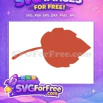 Free Autumn Aspen Leaf Free Fall Season Frozen Free SVG - Instant Download