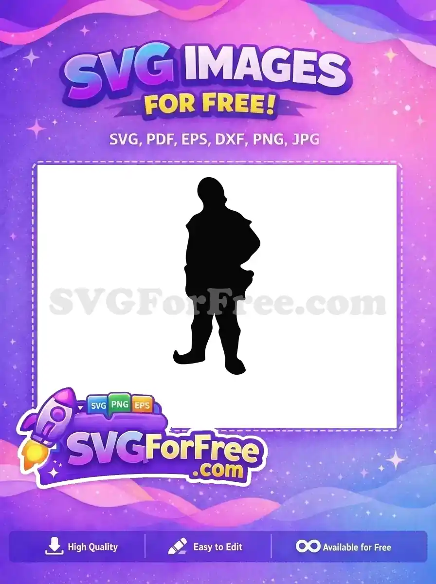 Free Walking Stance Free Sven Silhouette Frozen Free SVG