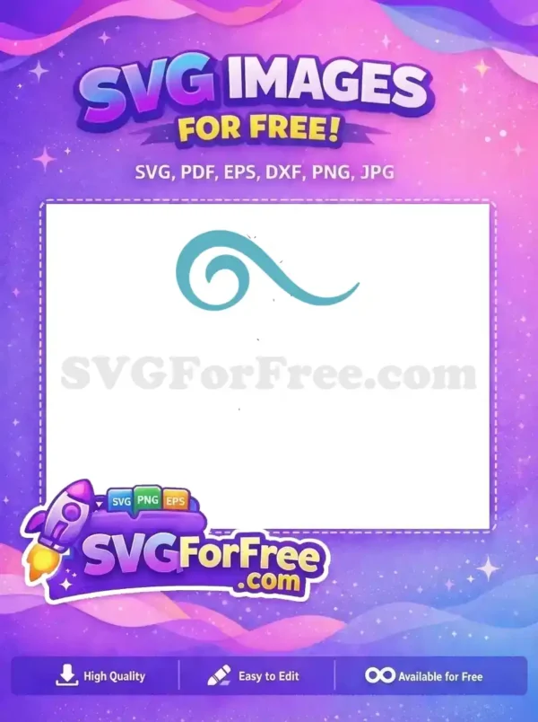 Free Elsa Hair Swirl Free Silhouette Frozen Free SVG