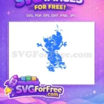 Free Cheerful Snowman Free Arms Waving Frozen Free SVG - Instant Download