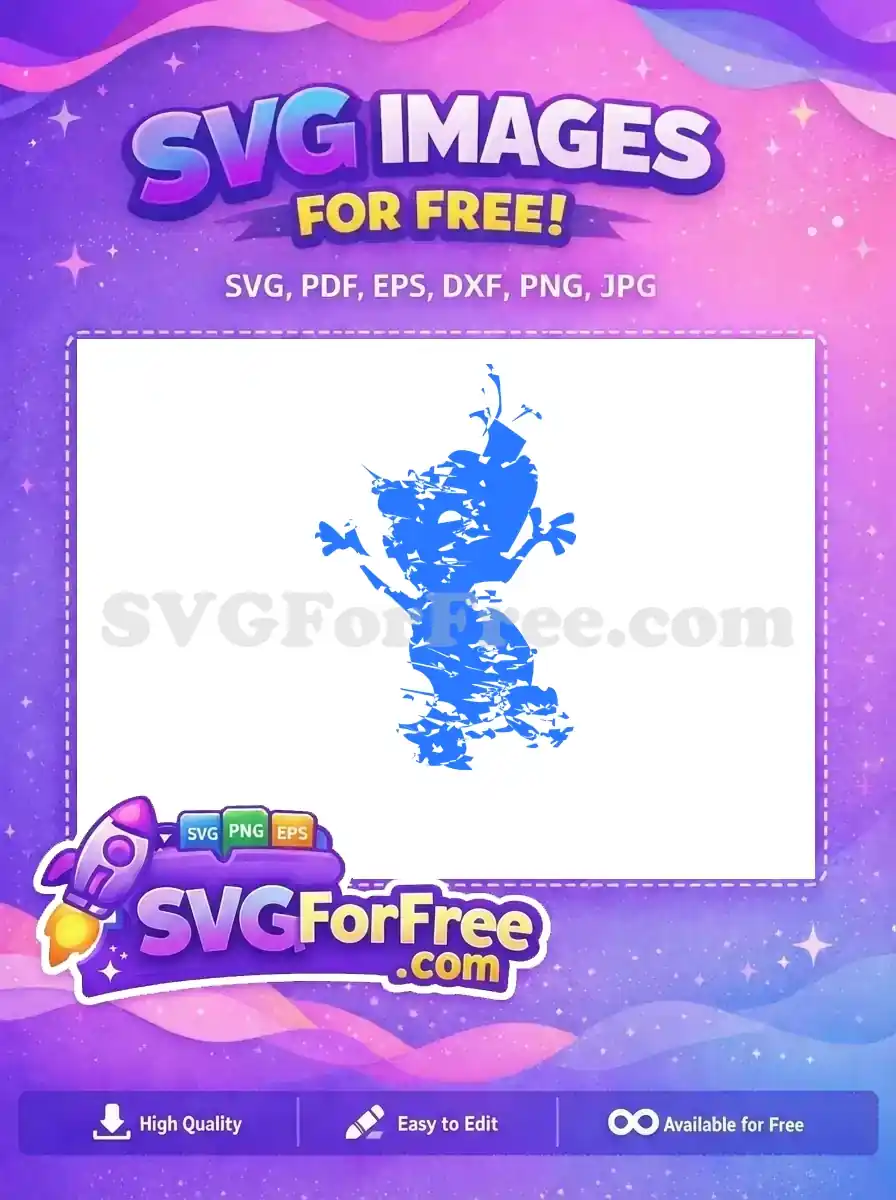 Free Cheerful Snowman Free Arms Waving Frozen Free SVG