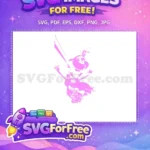 Free Pink Carrot Nose Free Cheerful Expression Frozen Free SVG - Instant Download