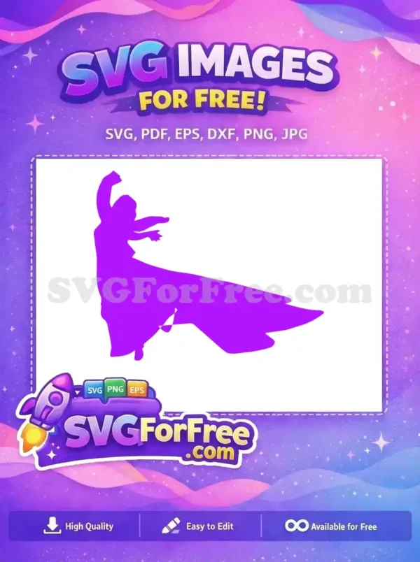 Free Elsa Silhouette Free Purple Dress Frozen Free SVG Free Elsa Silhouette Free Purple Dress Frozen Free SVG