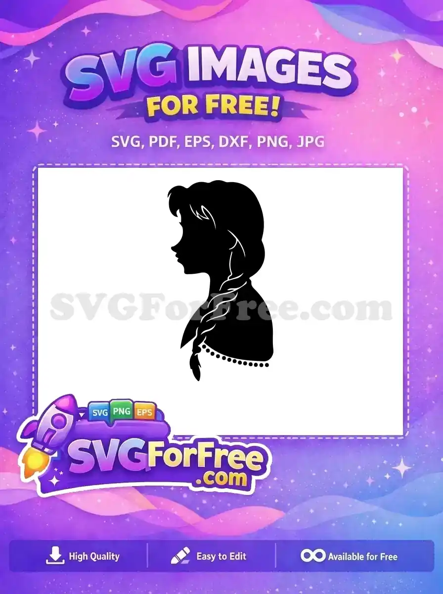 Free Elsa Smiling Free Frozen Character Pose Frozen Free SVG