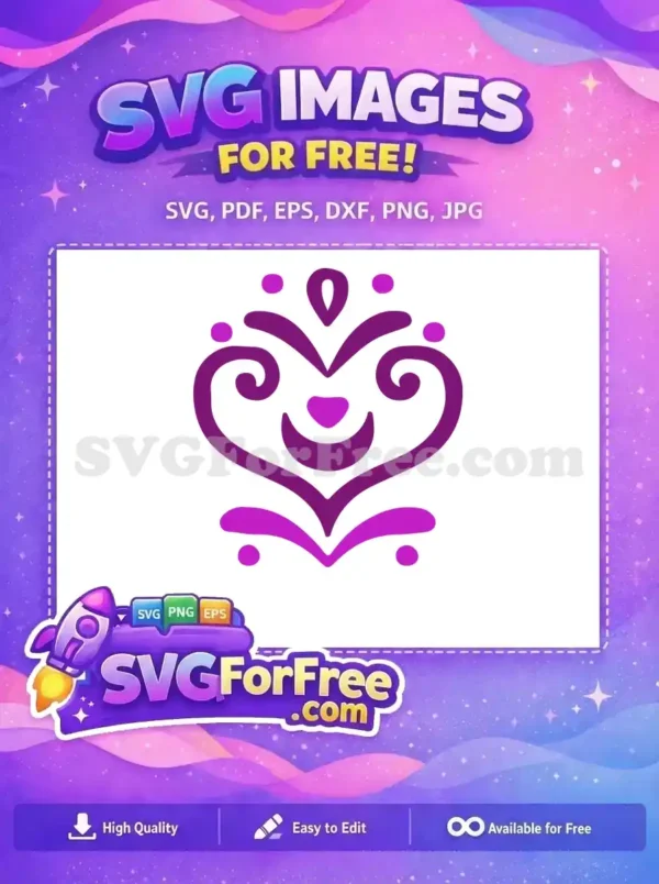 Free Purple Swirls Free Cute Face Frozen Free SVG Free Purple Swirls Free Cute Face Frozen Free SVG
