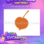 Free Simple Beet Free Vegetable Garden Free SVG - Instant Download