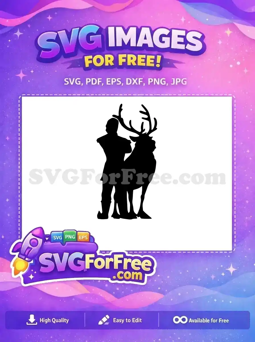 Free Anna Smiling Free Elsa Portrait Frozen Free SVG 1