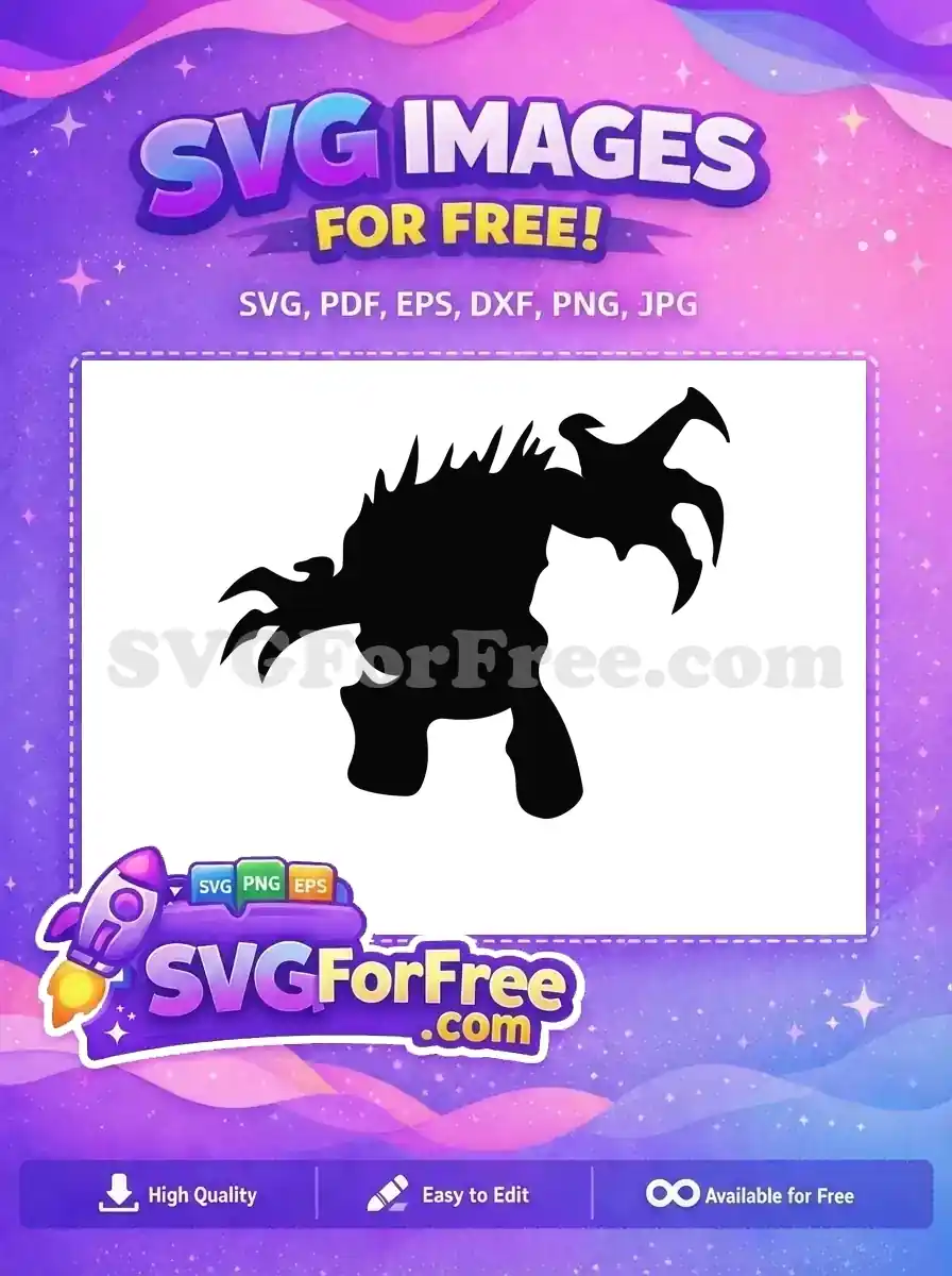 Free Claw Hands Free Silhouette Frozen Character Free SVG