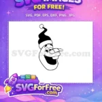 Free Anna Smiling Free Elsa Snowflake Frozen Free SVG - Instant Download