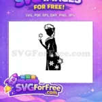 Free Elsa Smiling Free Anna Cheerful Frozen Free SVG - Instant Download
