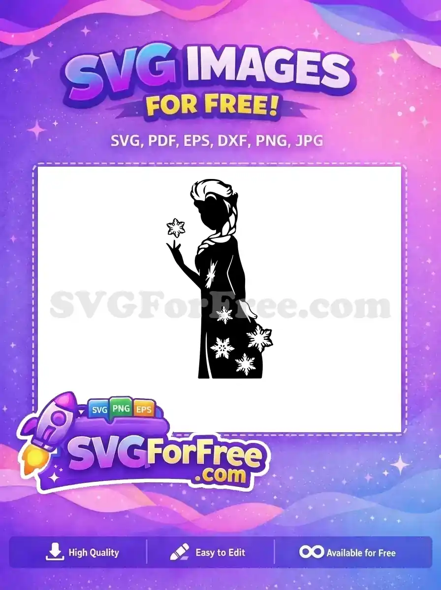 Free Elsa Smiling Free Anna Cheerful Frozen Free SVG
