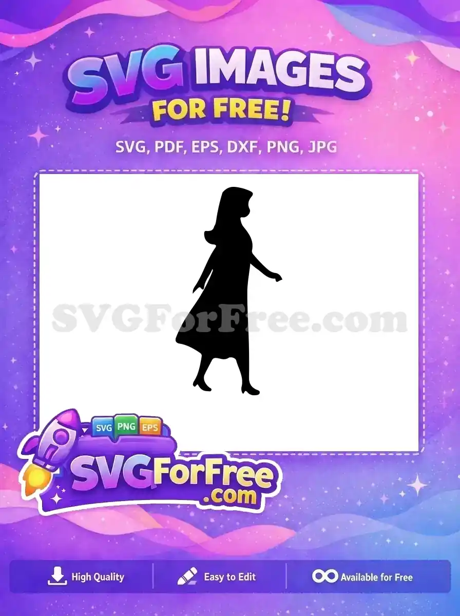 Free Elsa Smiling Free Blue Dress Frozen Free SVG 5
