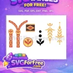 Free Anna Coronation Free Dress Frozen Silhouette Free SVG - Instant Download