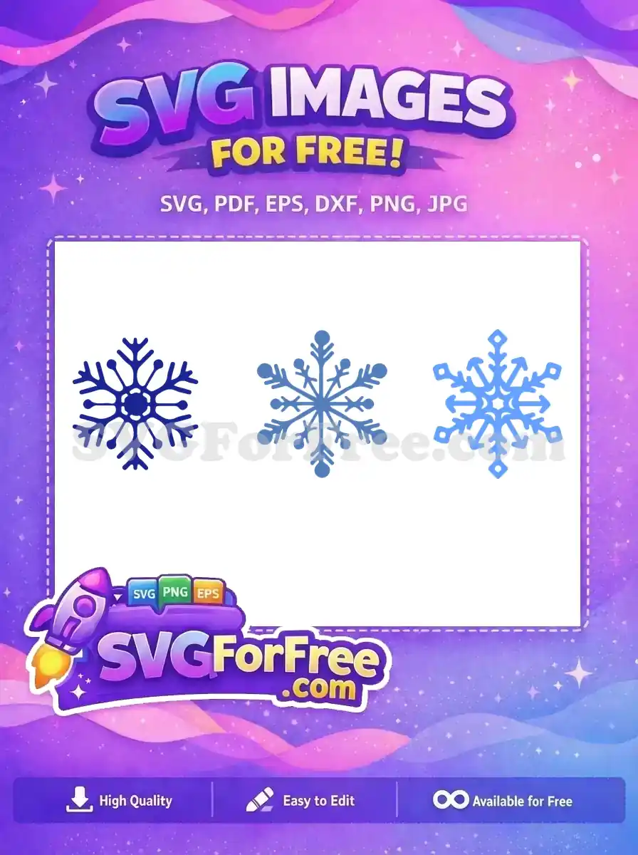 Free Dark Blue Free Light Blue Frozen Free SVG