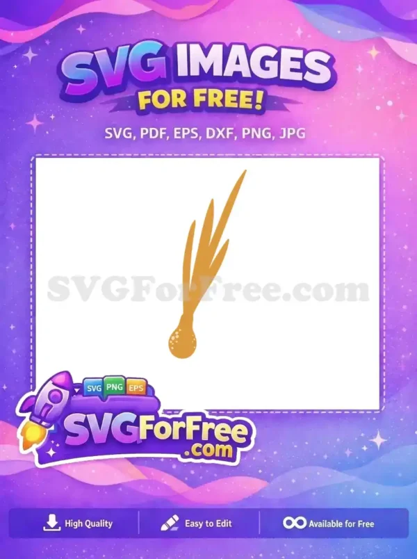 Free Yellow Bulb Free Leeky Greens Food Free SVG