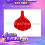 Free Red Garlic Free Vegetable Fruit Free SVG - Instant Download