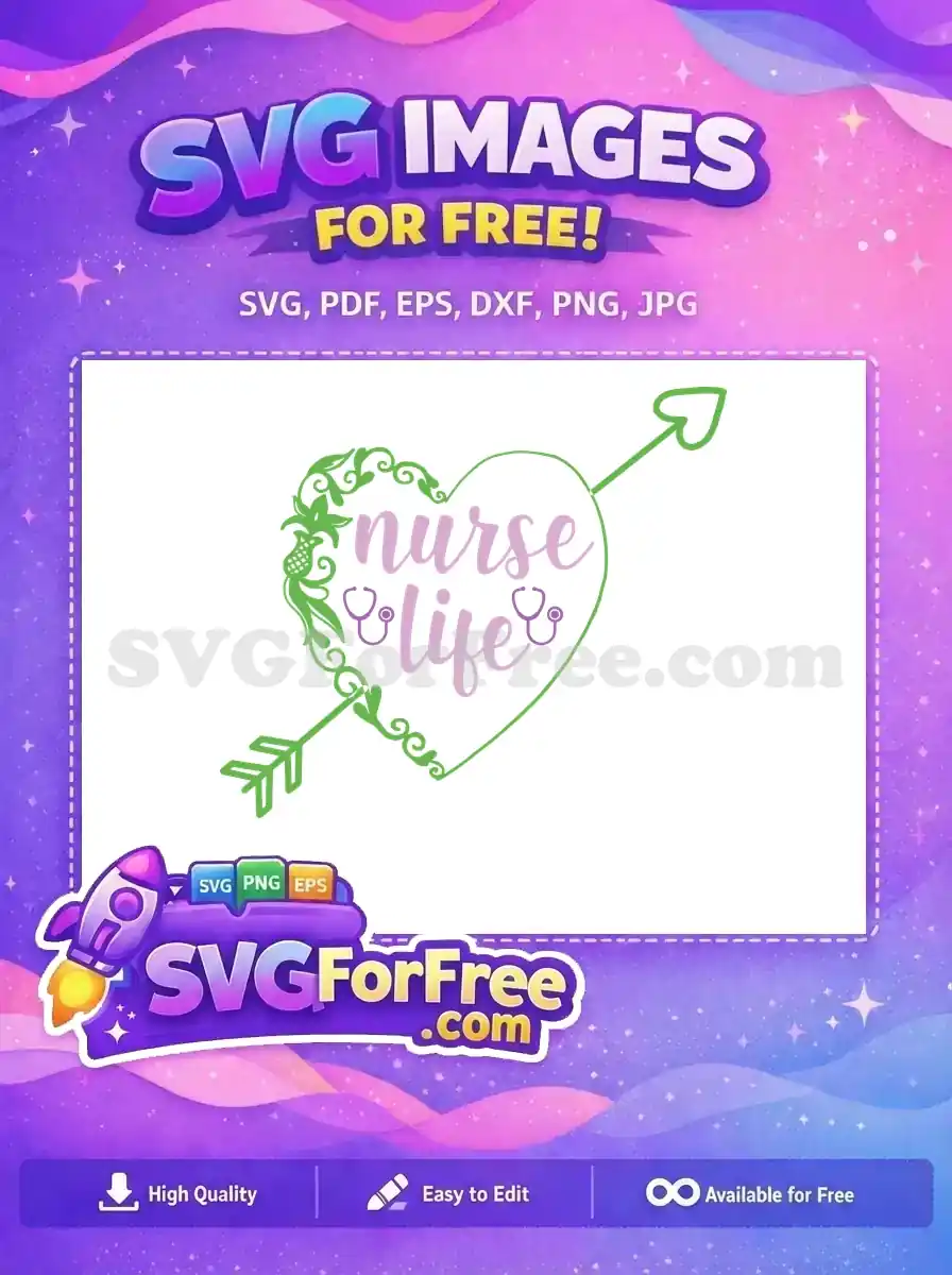Free Purple Stethoscope Free Nurse Life Funny Quotes Free SVG